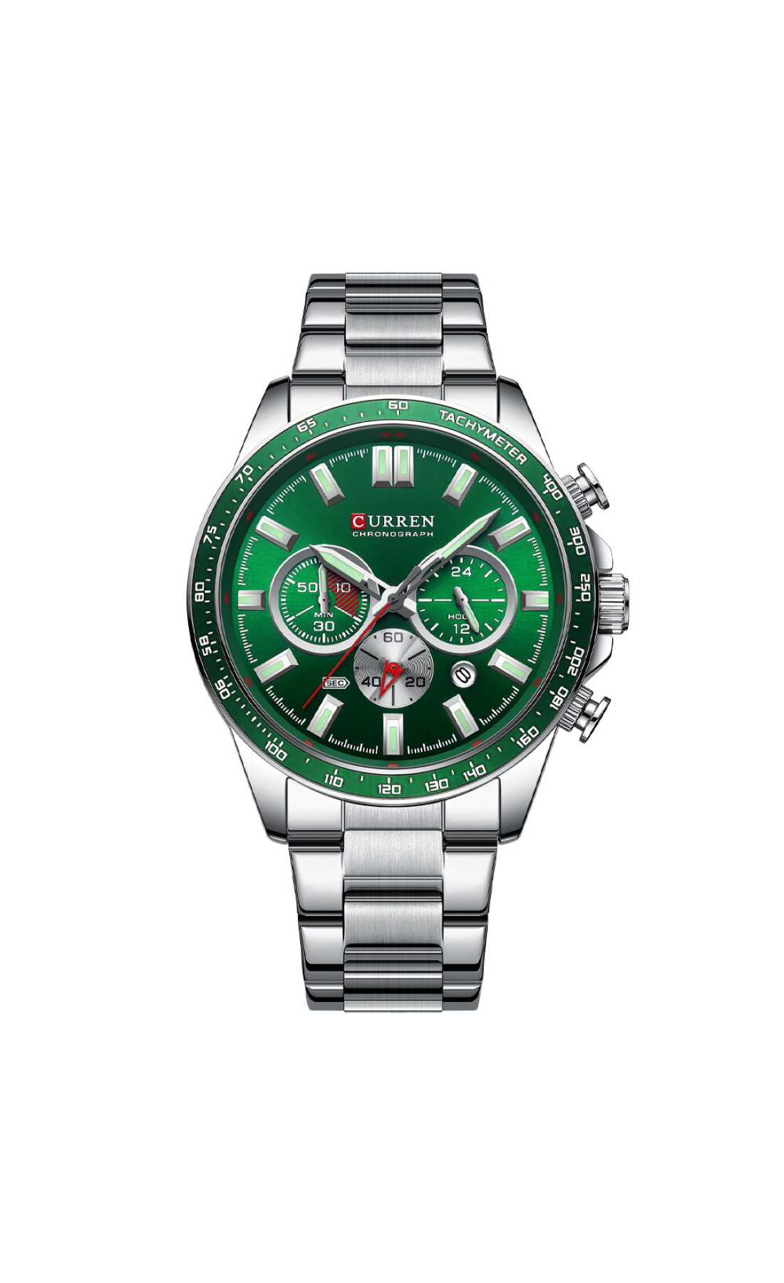 Наручні годинники Curren Curren Curren 8418 Silver-Green