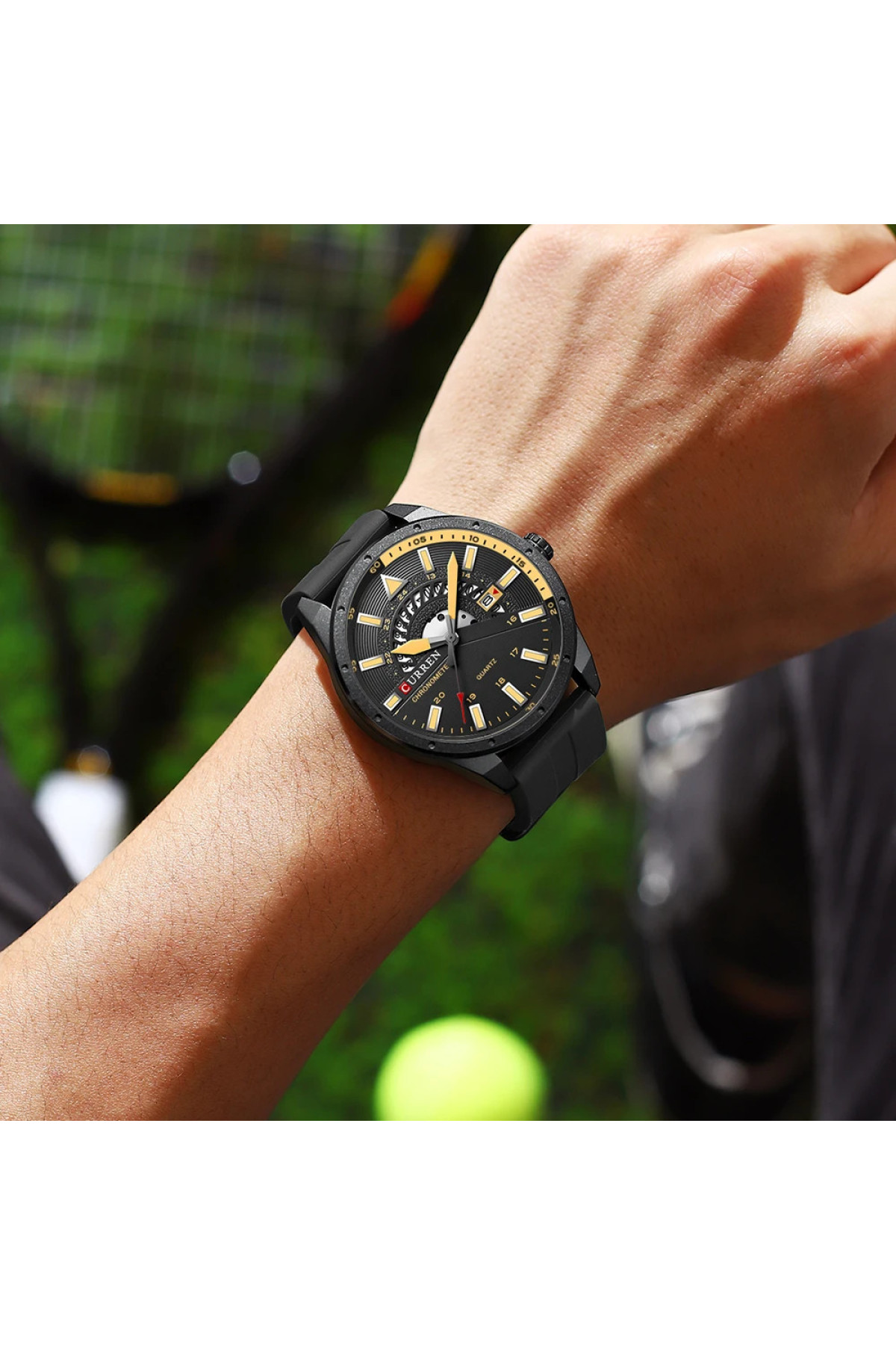 Наручні годинники Curren Curren Curren 8421 Black-Yellow