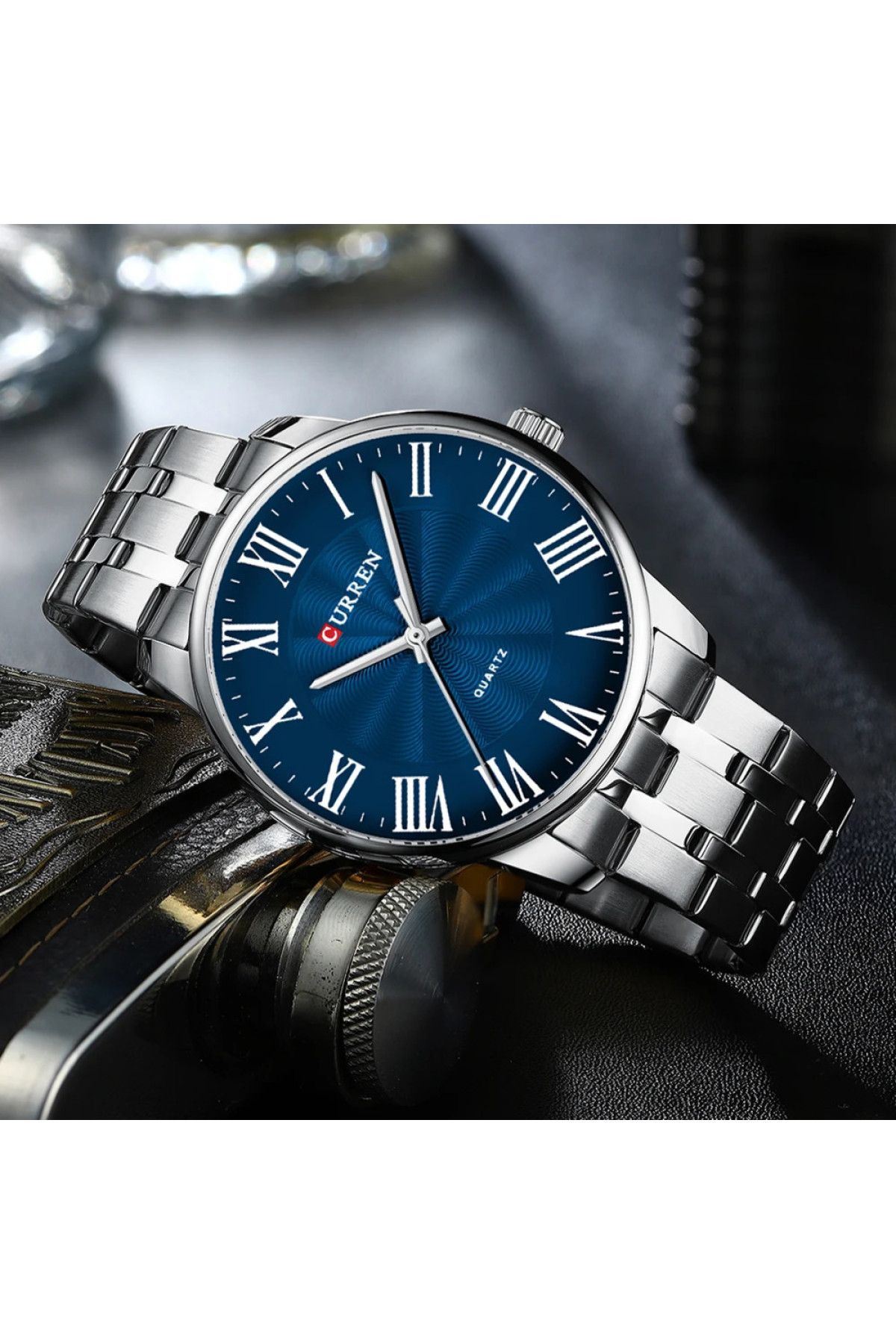 Наручні годинники Curren Curren Curren 8422 Silver-Blue