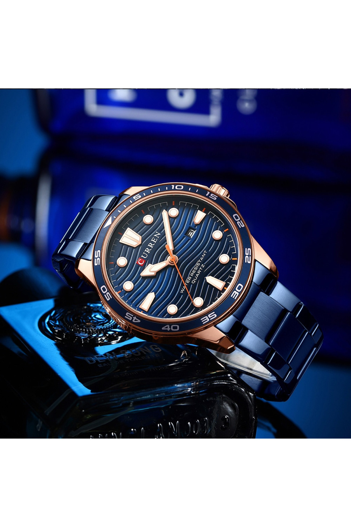Наручні годинники Curren Curren Curren 8426 Blue-Gold
