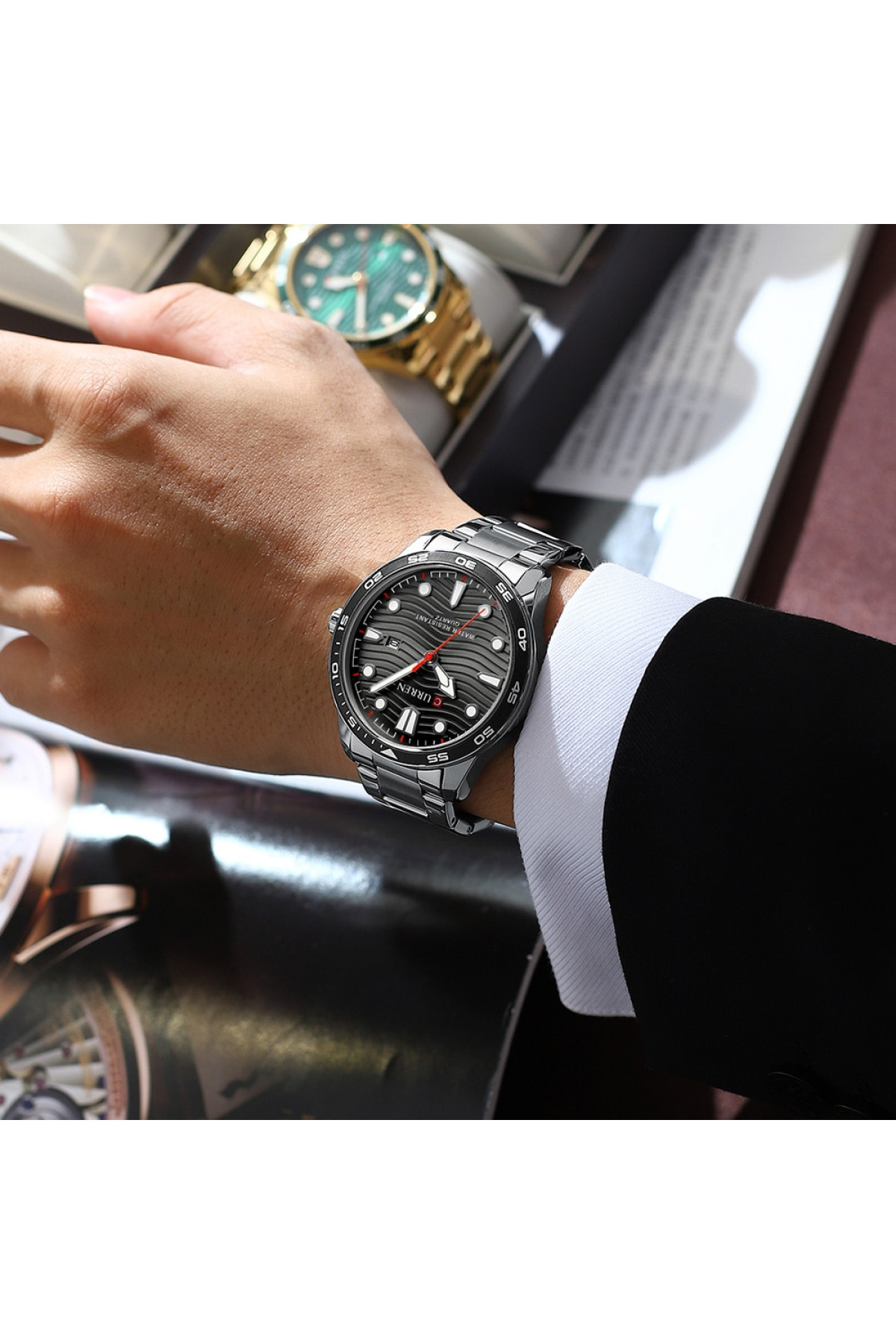 Наручні годинники Curren Curren Curren 8426 Silver-Black