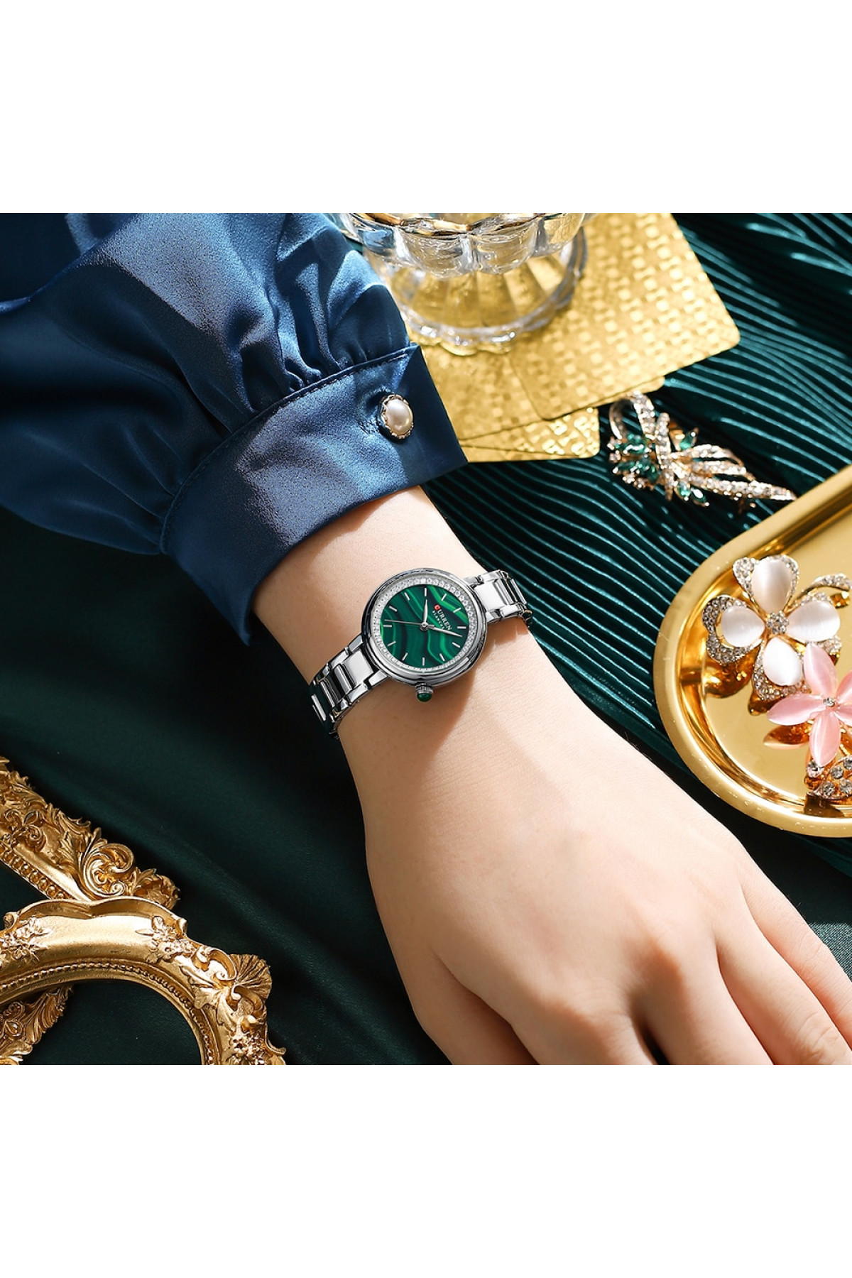 Наручні годинники Curren Curren Curren 9089 Silver-Green