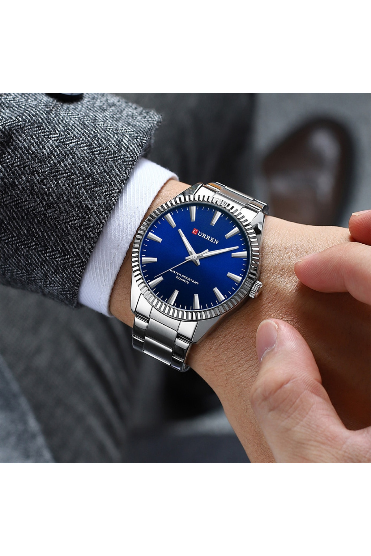 Наручні годинники Curren Curren Curren 8425 Silver-Blue