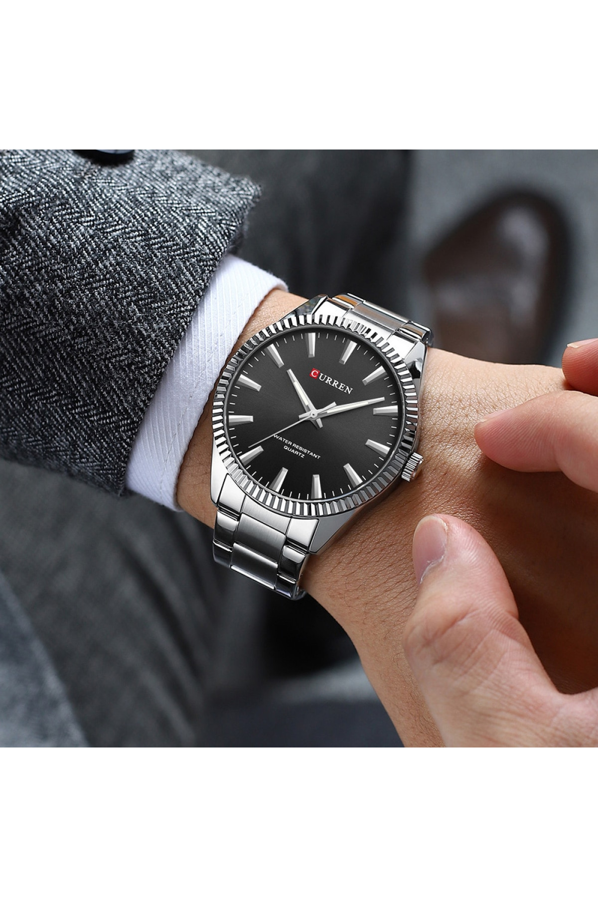 Наручні годинники Curren Curren Curren 8425 Silver-Black