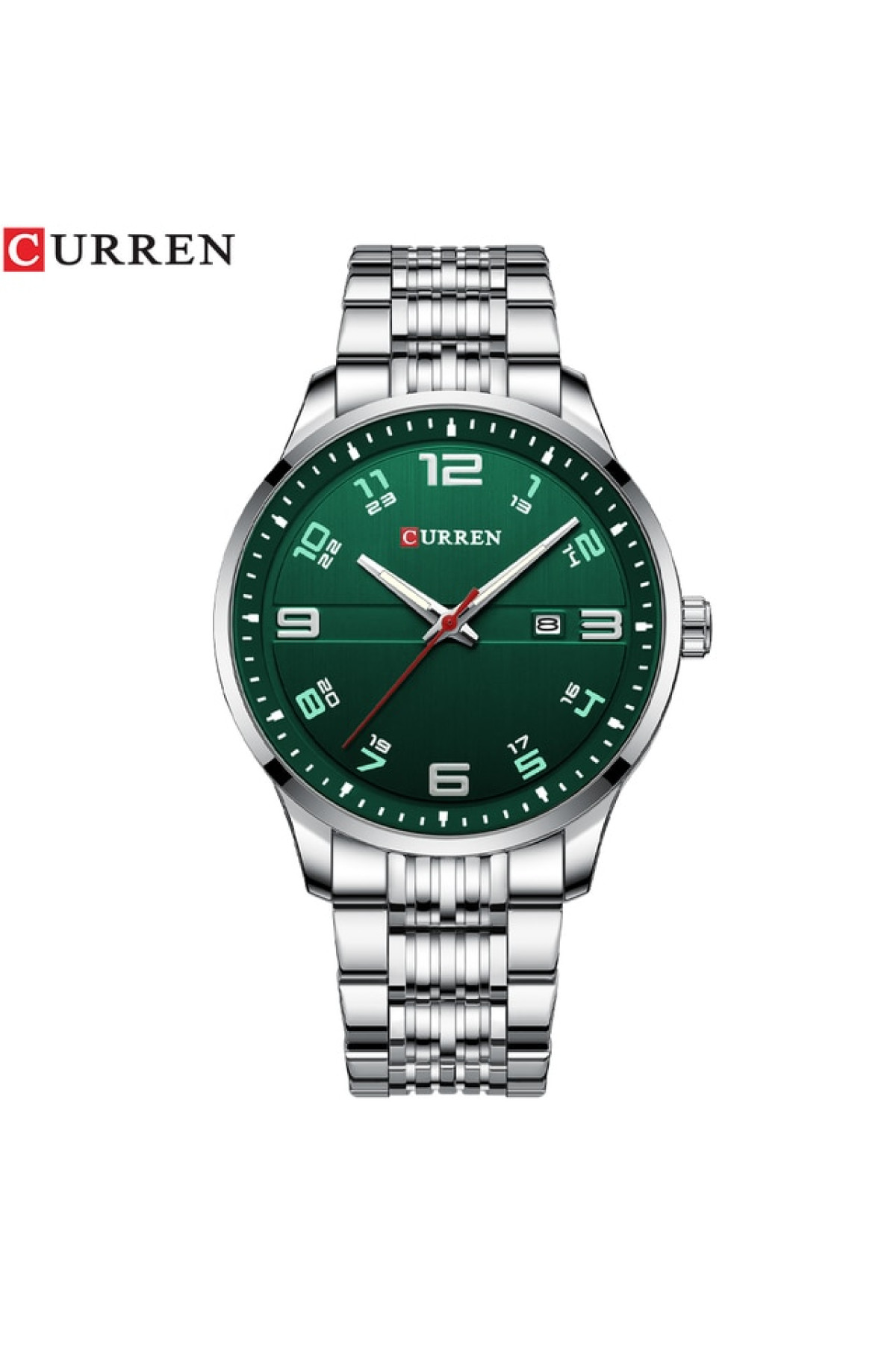 Наручні годинники Curren Curren Curren 8411 Silver-Green