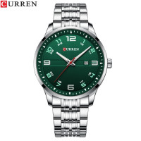 Наручні годинники Curren Curren Curren 8411 Silver-Green
