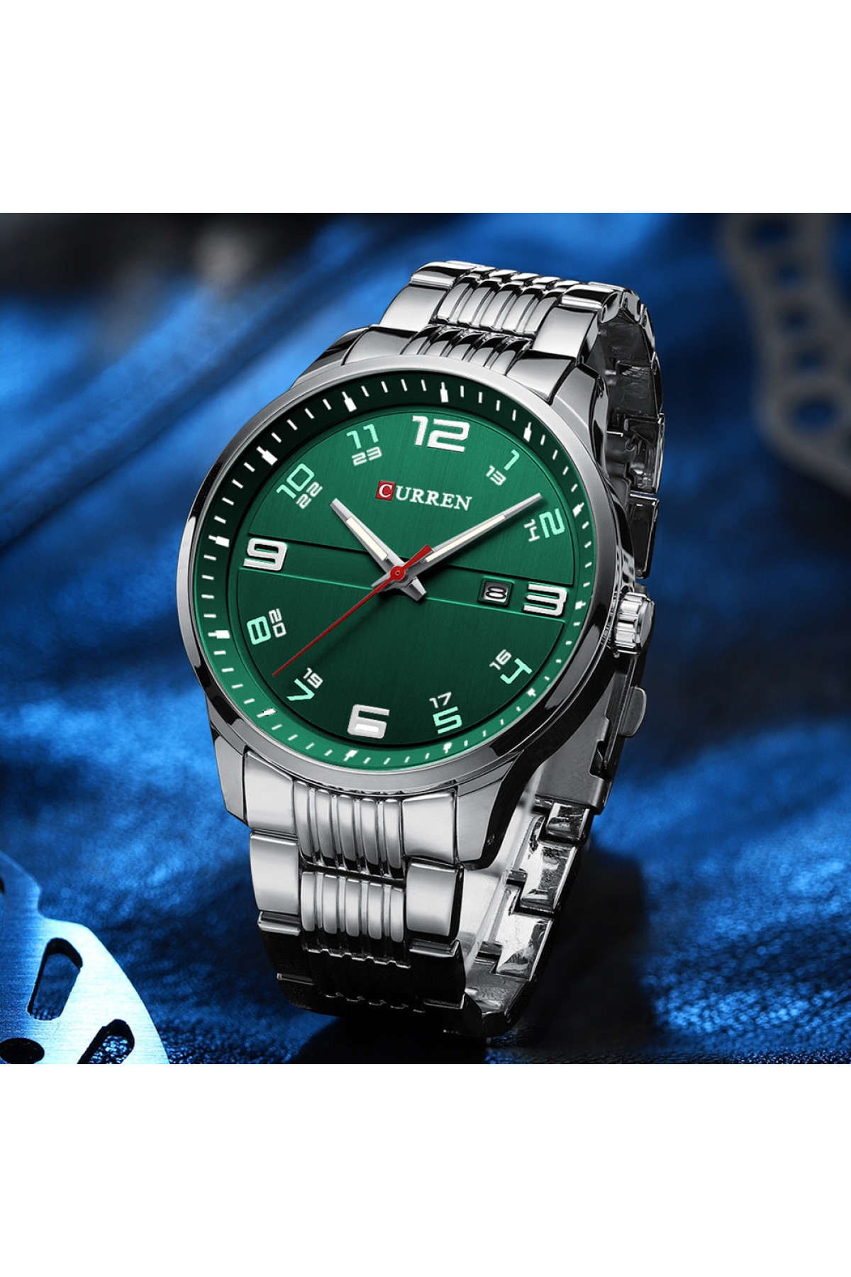 Наручні годинники Curren Curren Curren 8411 Silver-Green