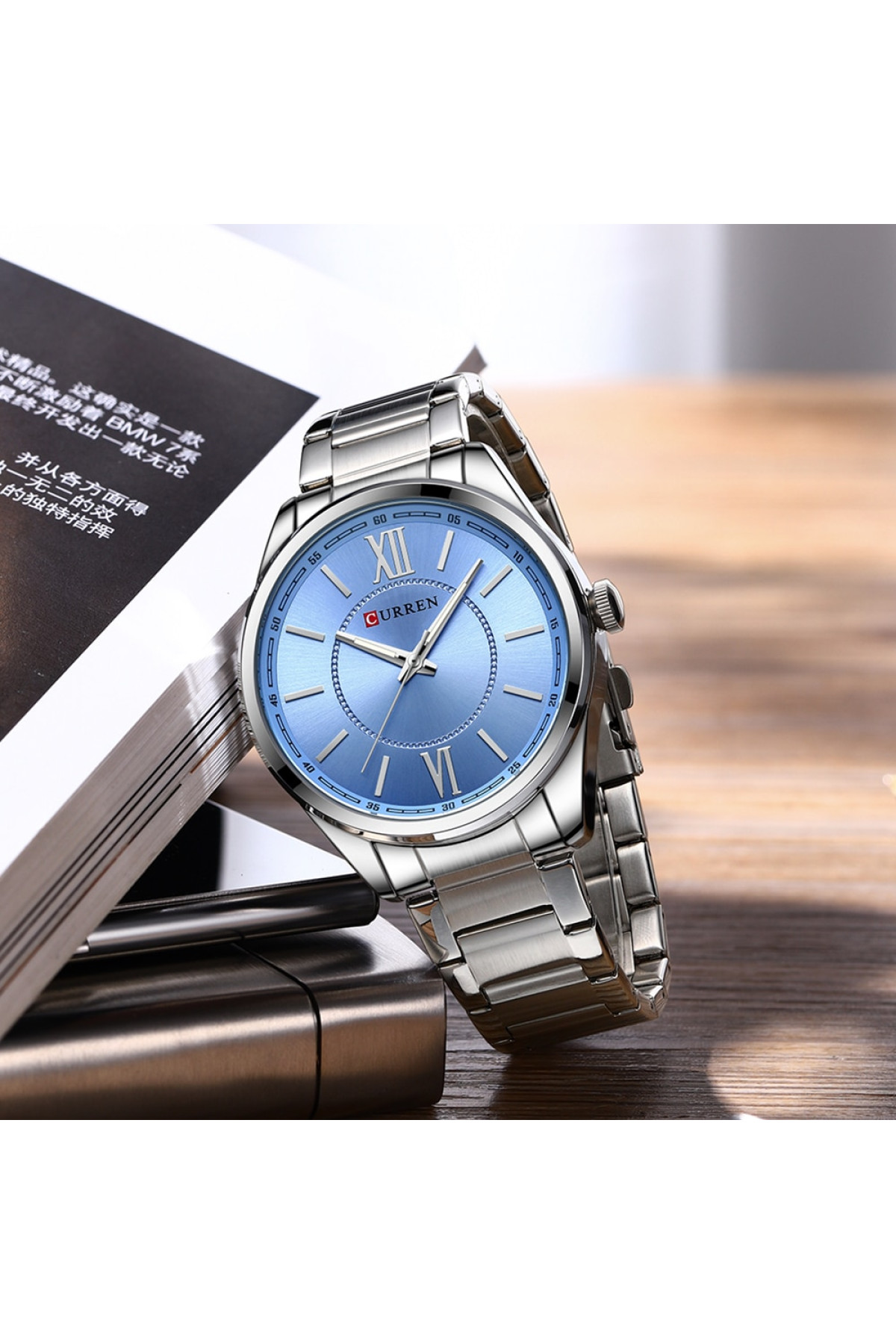 Наручні годинники Curren Curren Curren 8423 Silver-Blue