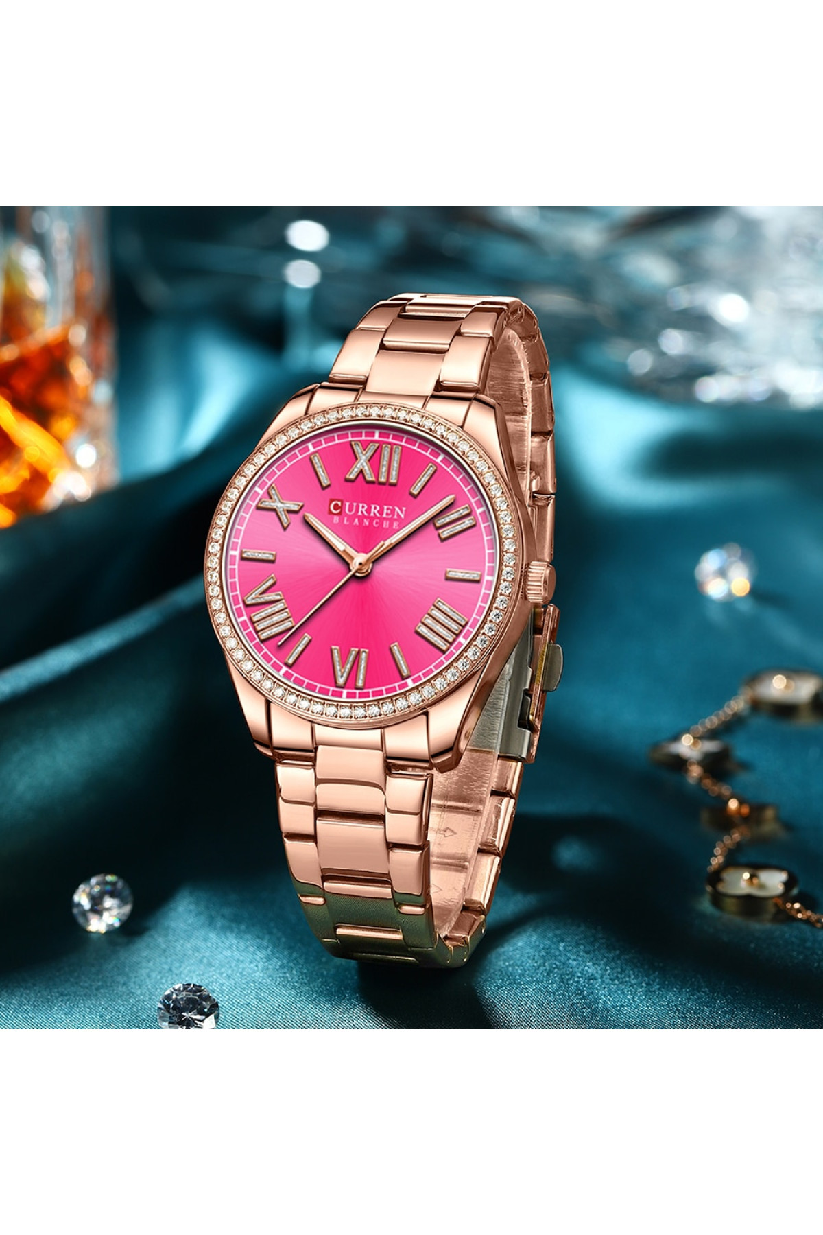 Наручні годинники Curren Curren Curren 9088 Rose Gold-Pink