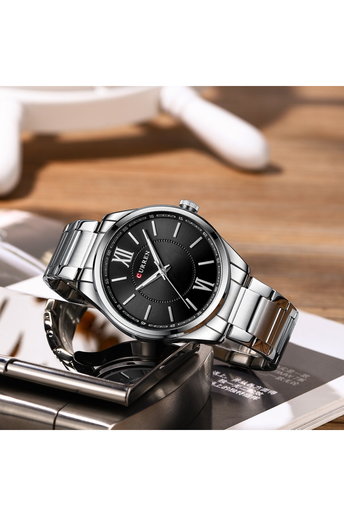 Наручні годинники Curren Curren Curren 8423 Silver-Black