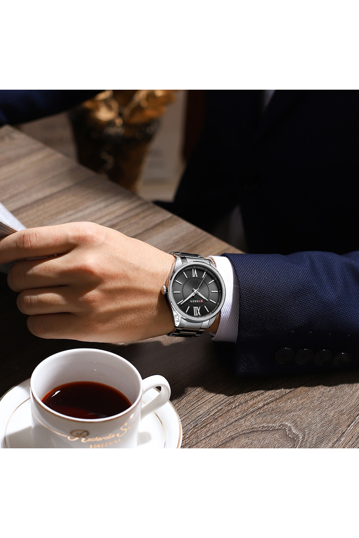 Наручні годинники Curren Curren Curren 8423 Silver-Black