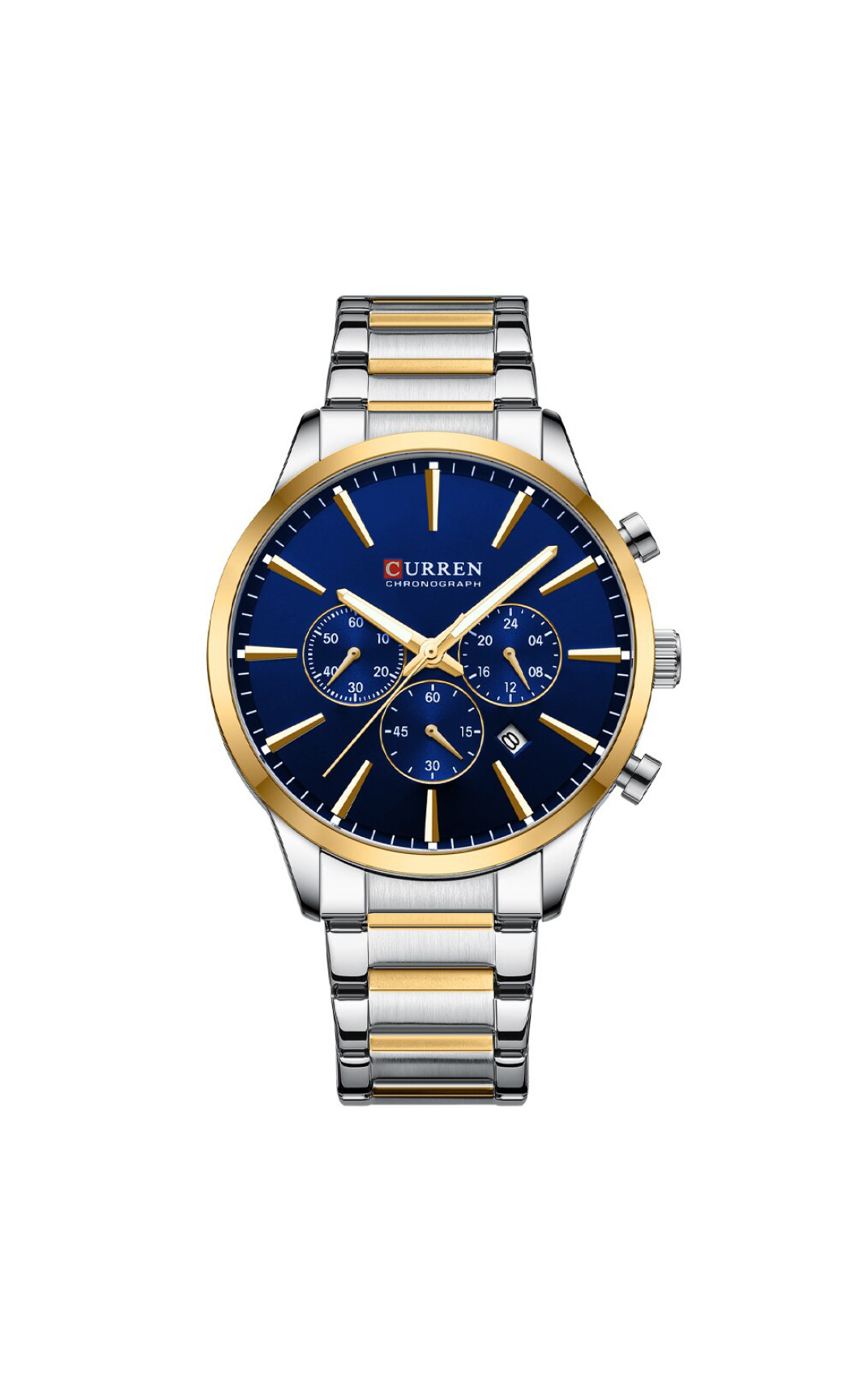 Наручні годинники Curren Curren Curren 8435 Silver-Gold-Blue