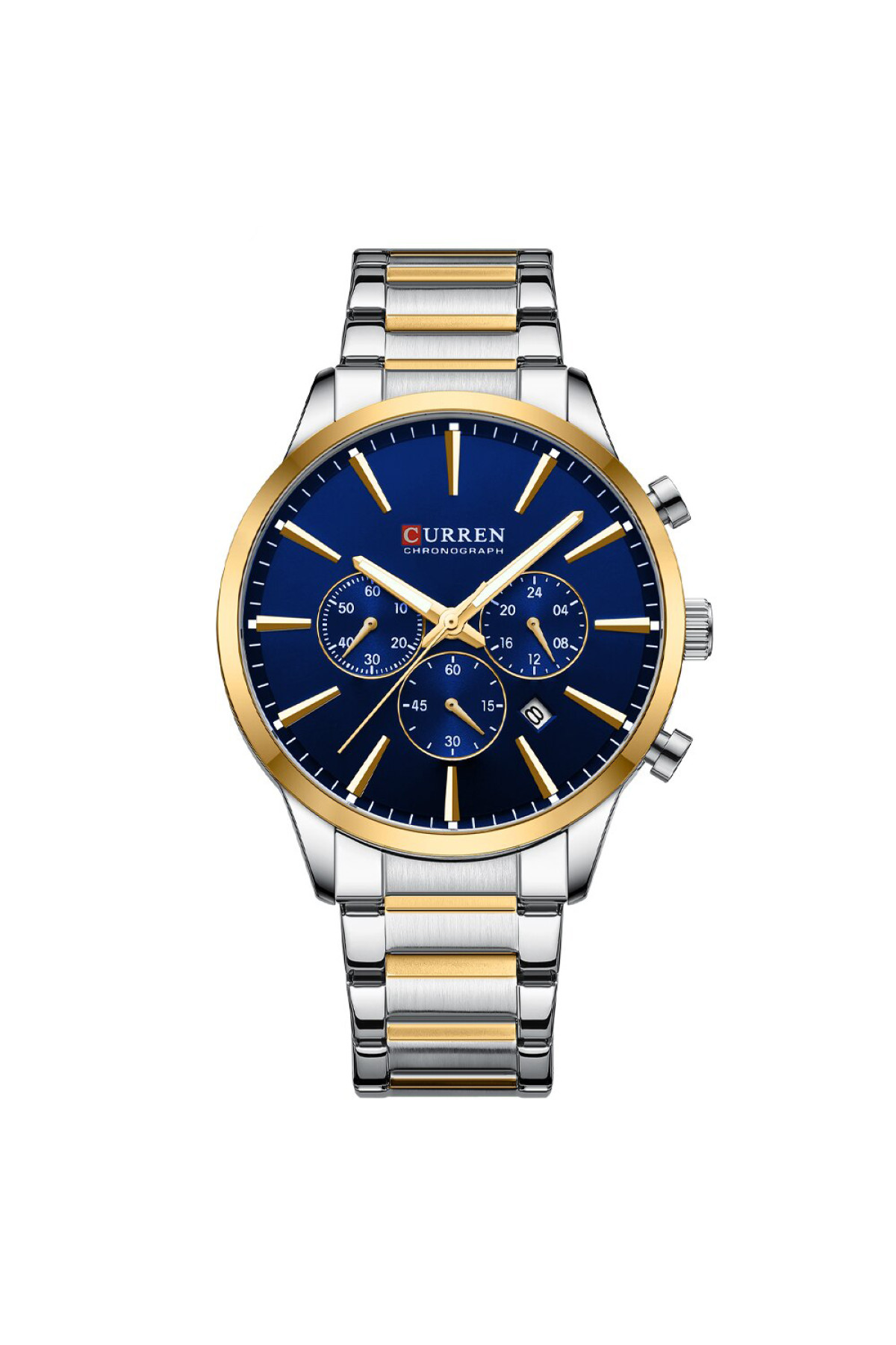 Наручні годинники Curren Curren Curren 8435 Silver-Gold-Blue