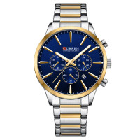 Наручні годинники Curren Curren Curren 8435 Silver-Gold-Blue