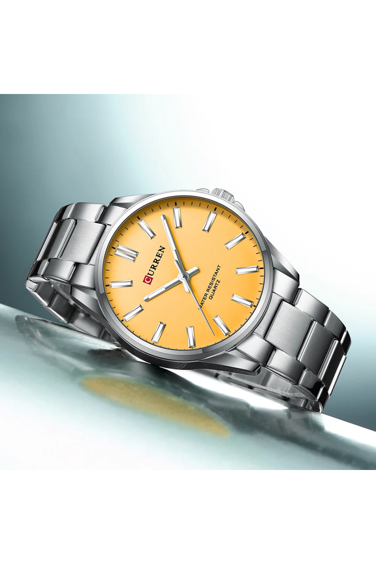 Наручні годинники Curren Curren Curren 9090 Silver-Orange