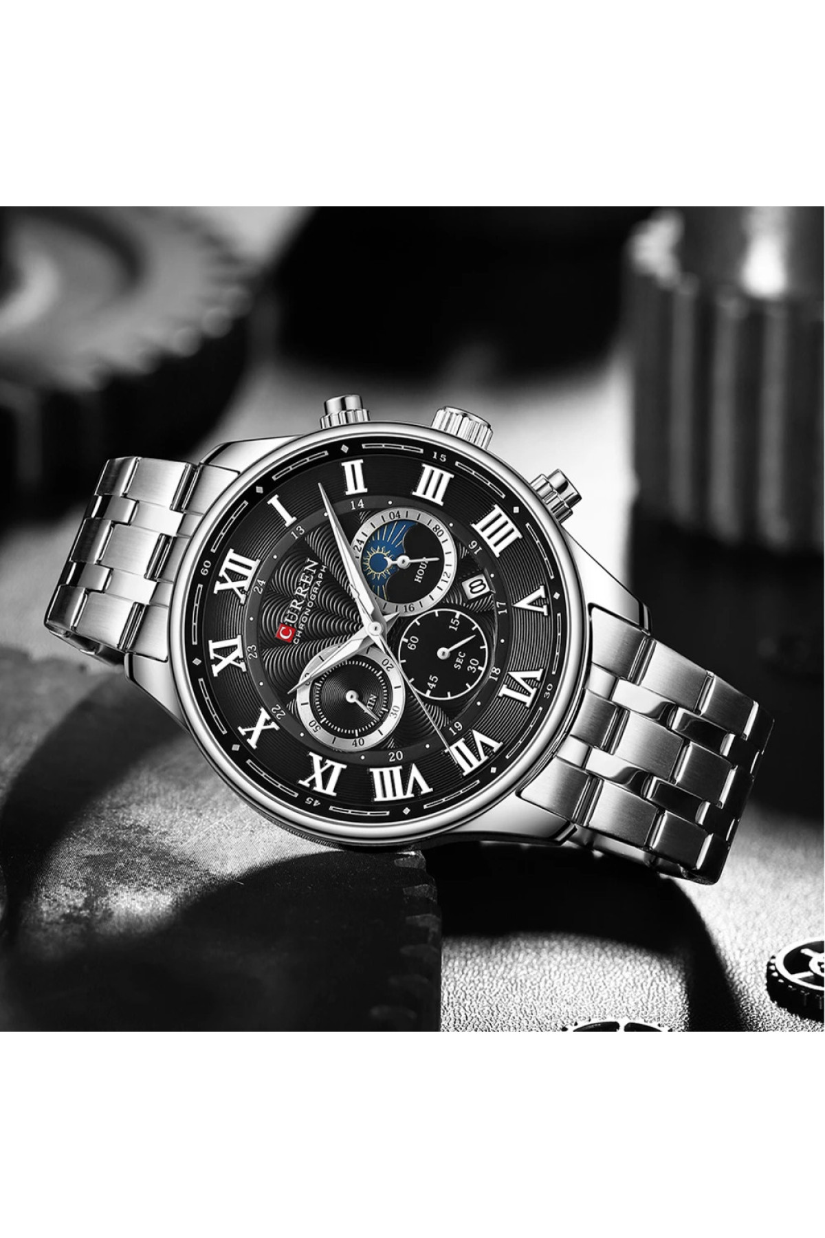 Наручні годинники Curren Curren Curren 8427 Silver-Black