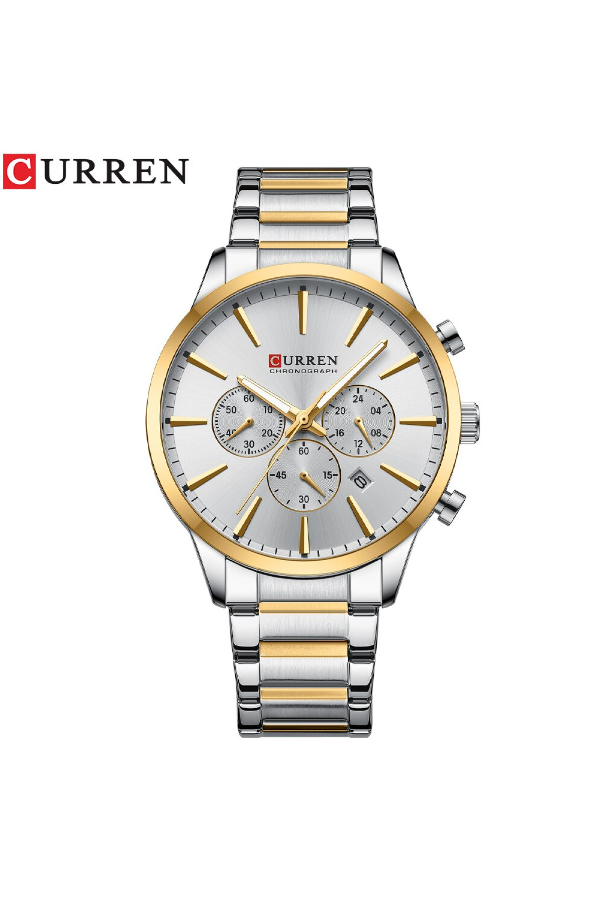 Наручні годинники Curren Curren Curren 8435 Silver-Gold-Silver