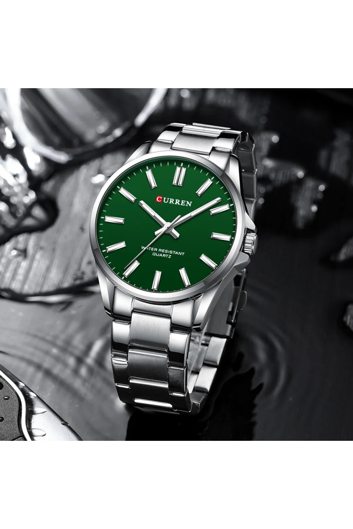 Наручні годинники Curren Curren Curren 9090 Silver-Green