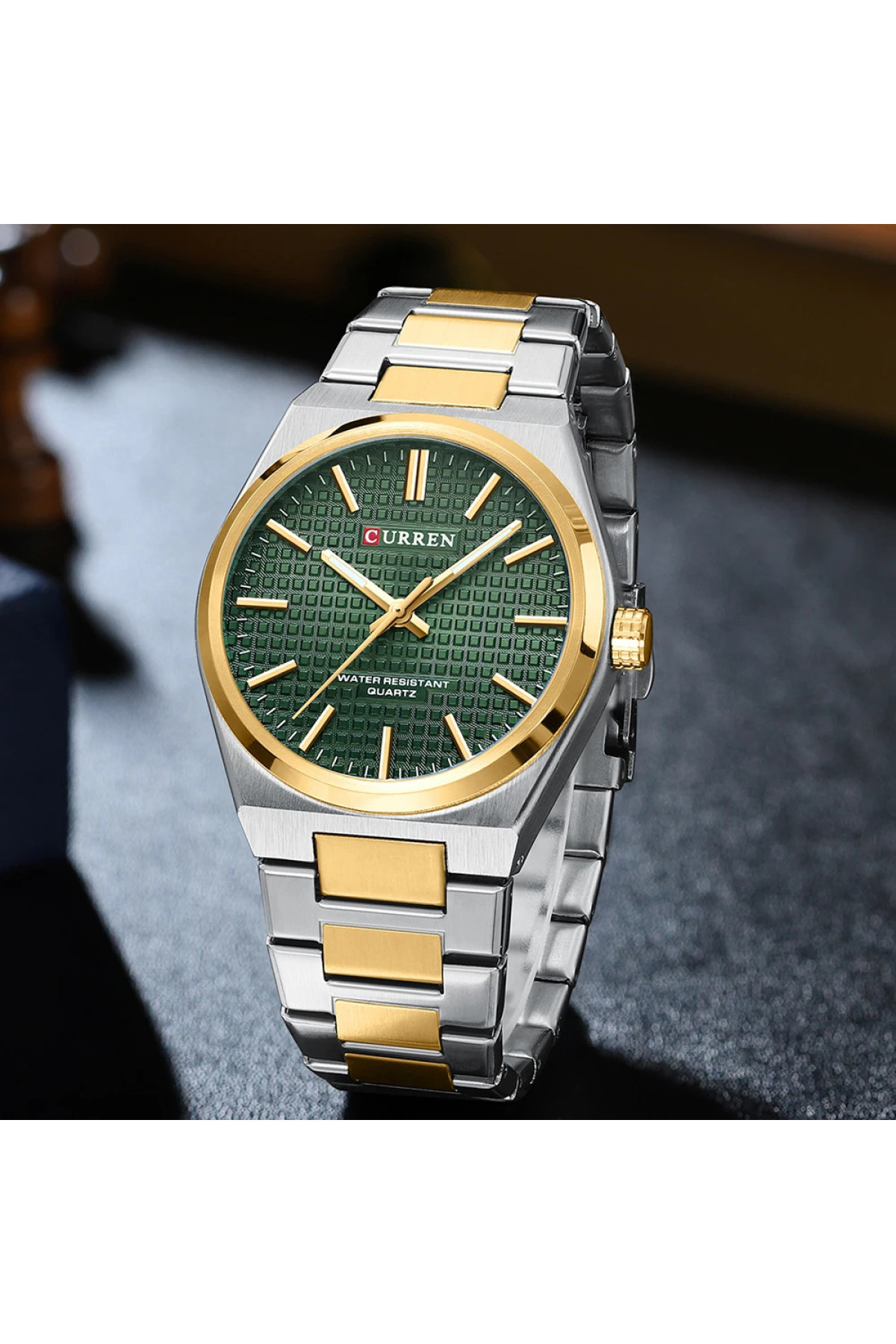 Наручні годинники Curren Curren Curren 8439 Silver-Gold-Green