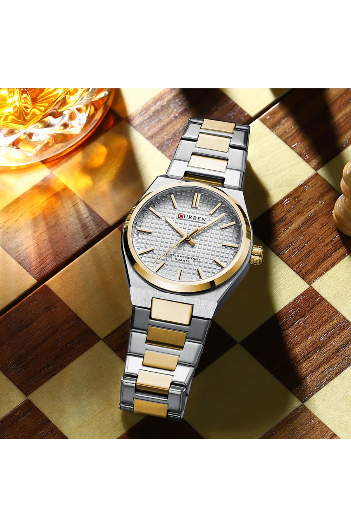 Наручні годинники Curren Curren Curren 8439 Silver-Gold-White