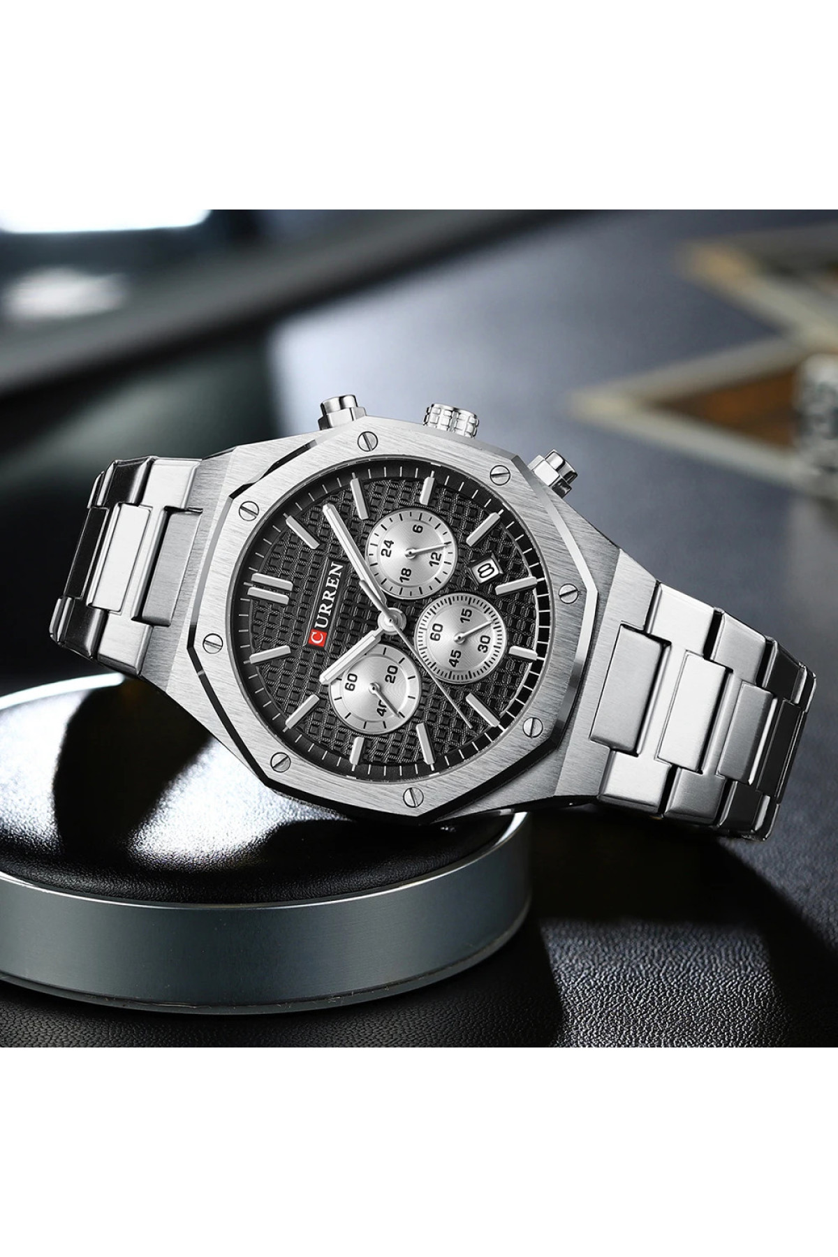Наручні годинники Curren Curren Curren 8440 Silver-Black
