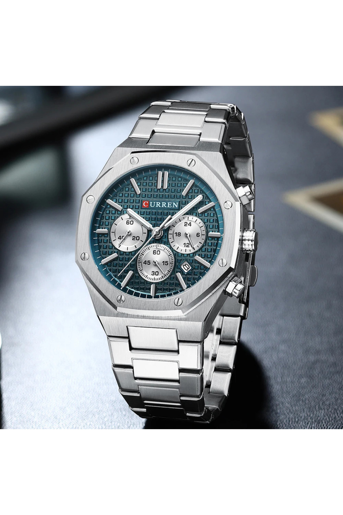 Наручні годинники Curren Curren Curren 8440 Silver-Blue