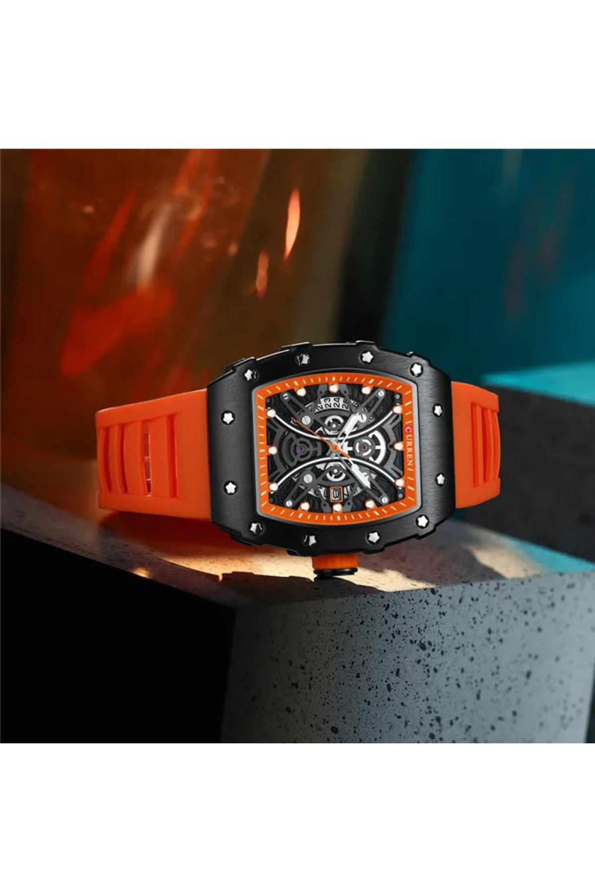 Наручні годинники Curren Curren Curren 8438 Black-Orange