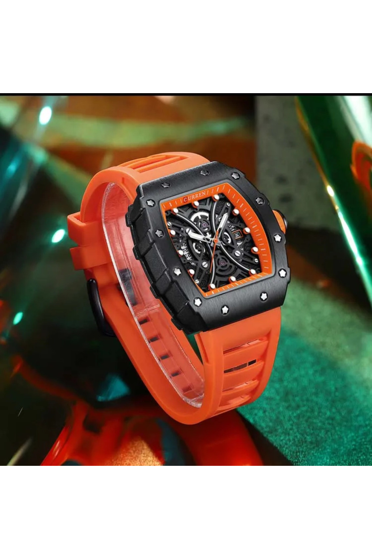 Наручні годинники Curren Curren Curren 8438 Black-Orange