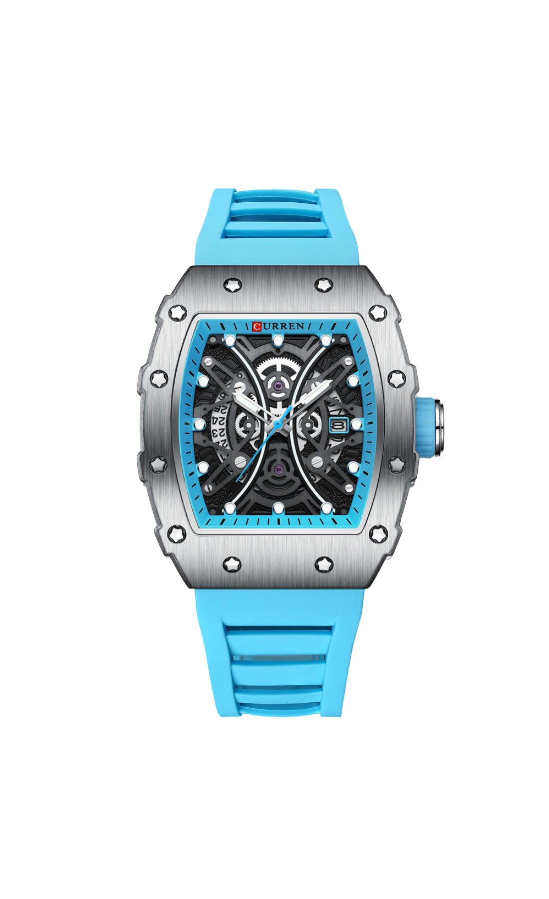 Наручні годинники Curren Curren Curren 8438 Black-Light Blue