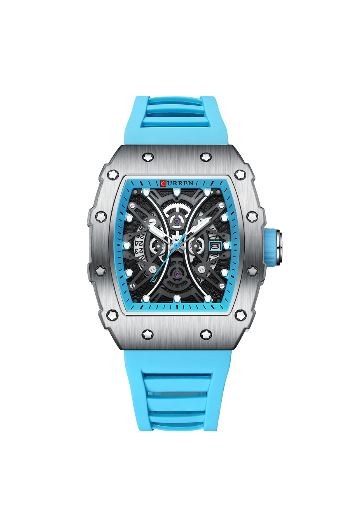 Наручні годинники Curren Curren Curren 8438 Black-Light Blue