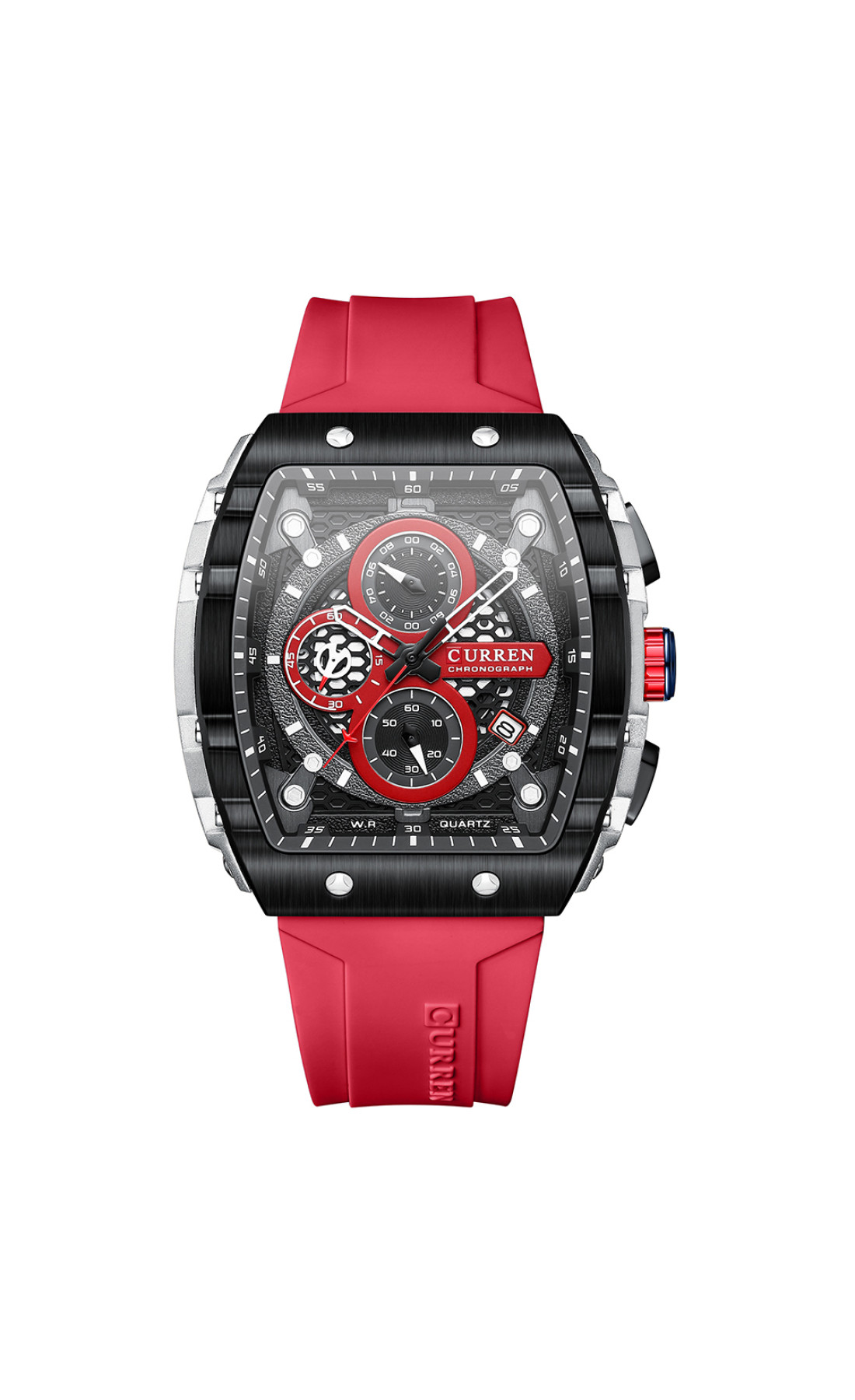Наручні годинники Curren Curren Curren 8442 Silver-Black-Red