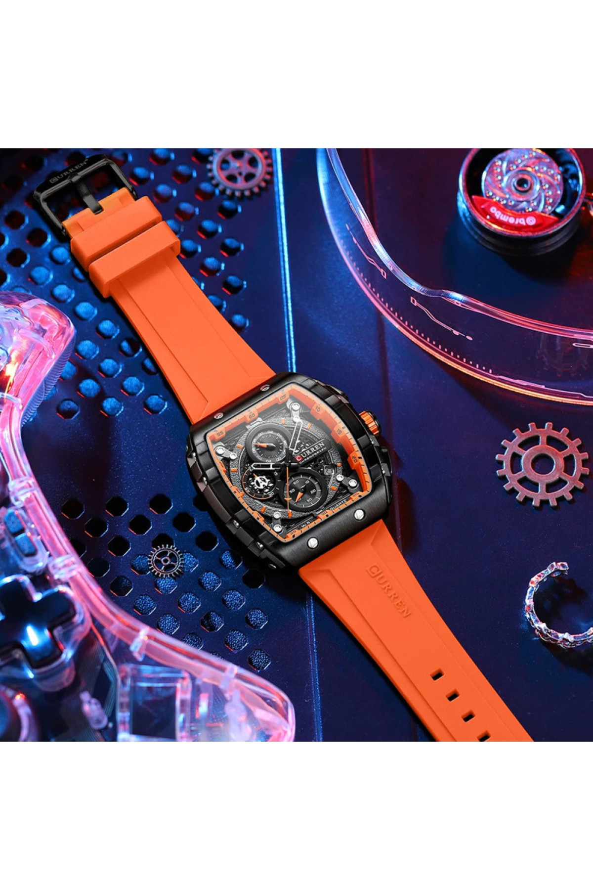 Наручні годинники Curren Curren Curren 8442 Black-Orange