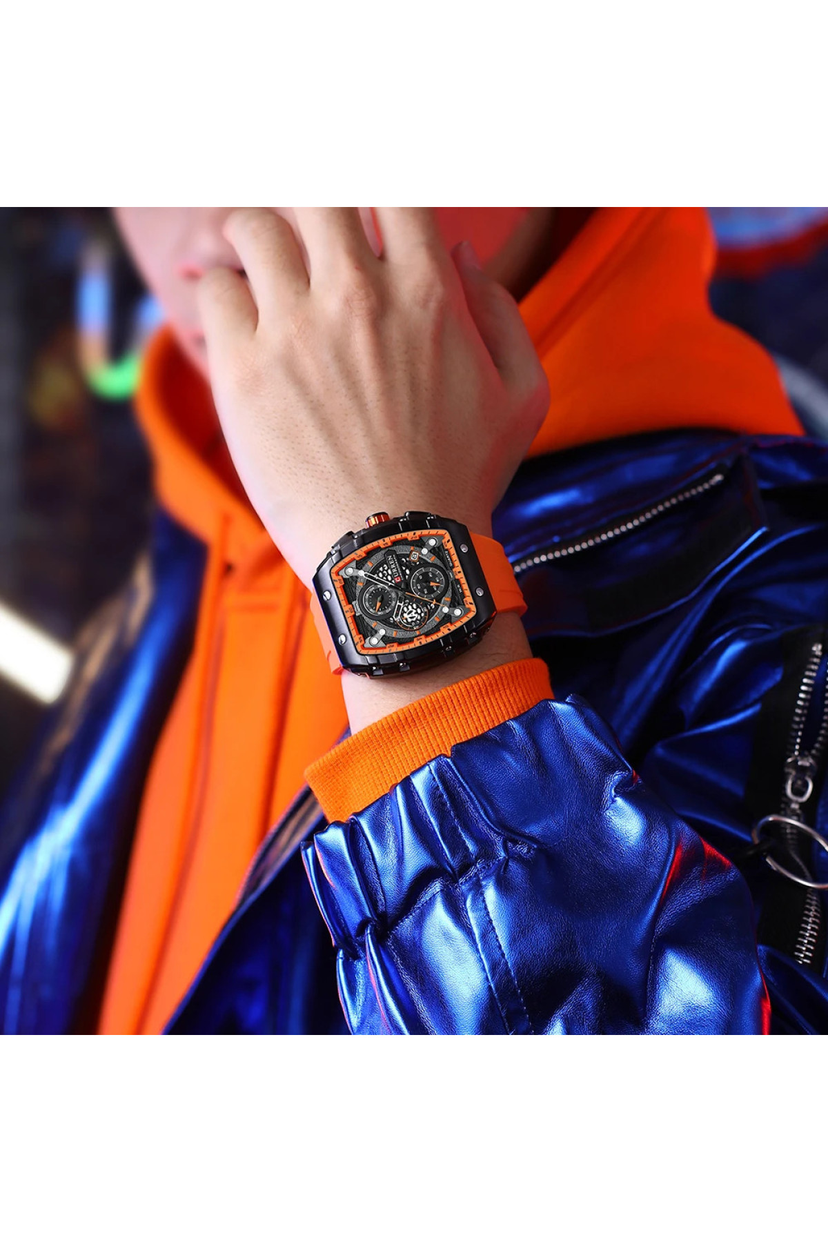 Наручні годинники Curren Curren Curren 8442 Black-Orange