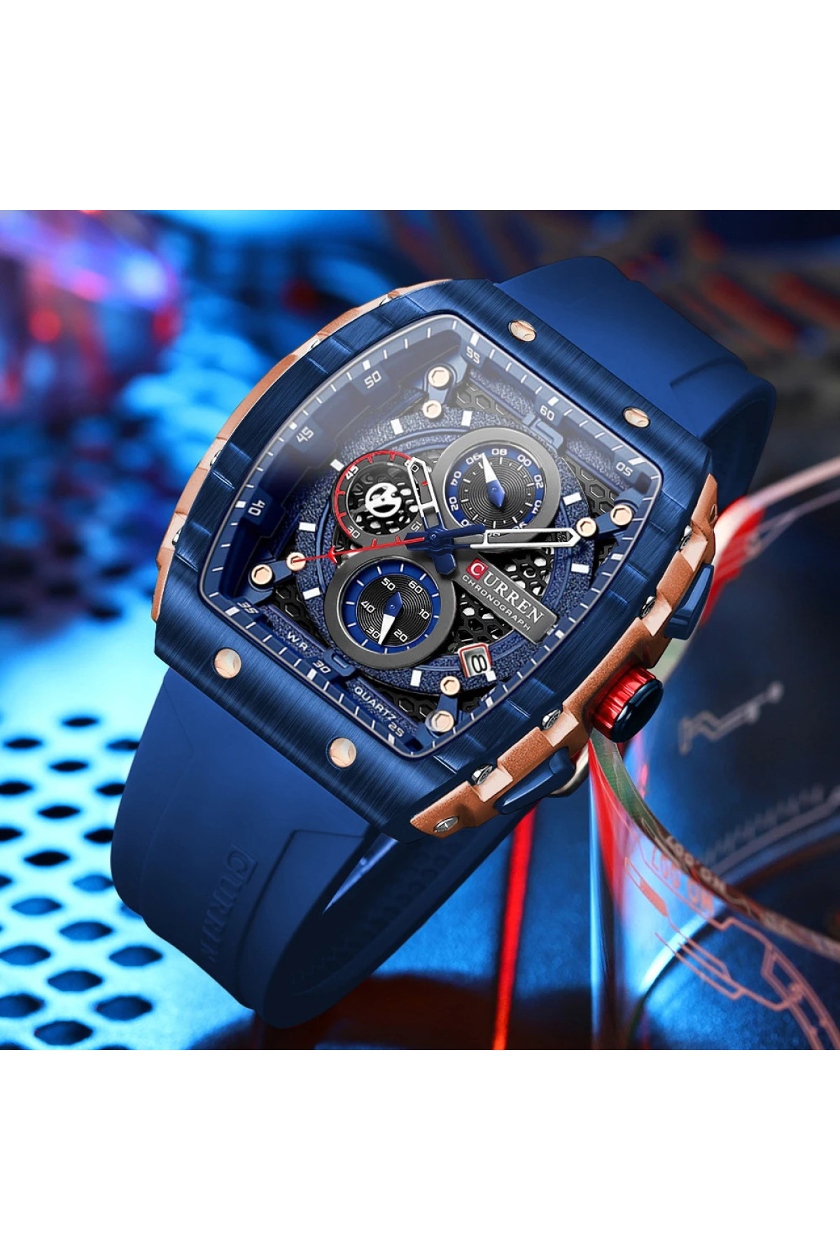 Наручні годинники Curren Curren Curren 8442 Gold-Blue