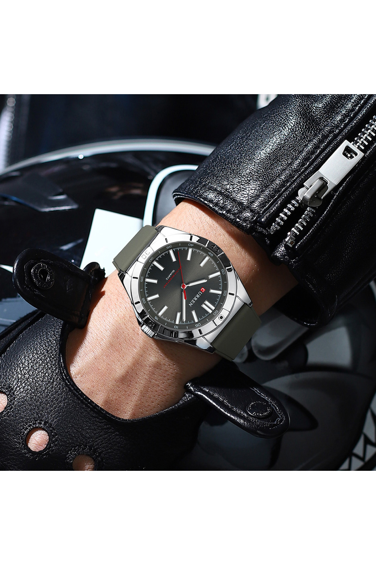 Наручні годинники Curren Curren Curren 8449 Silver-Black-Grey