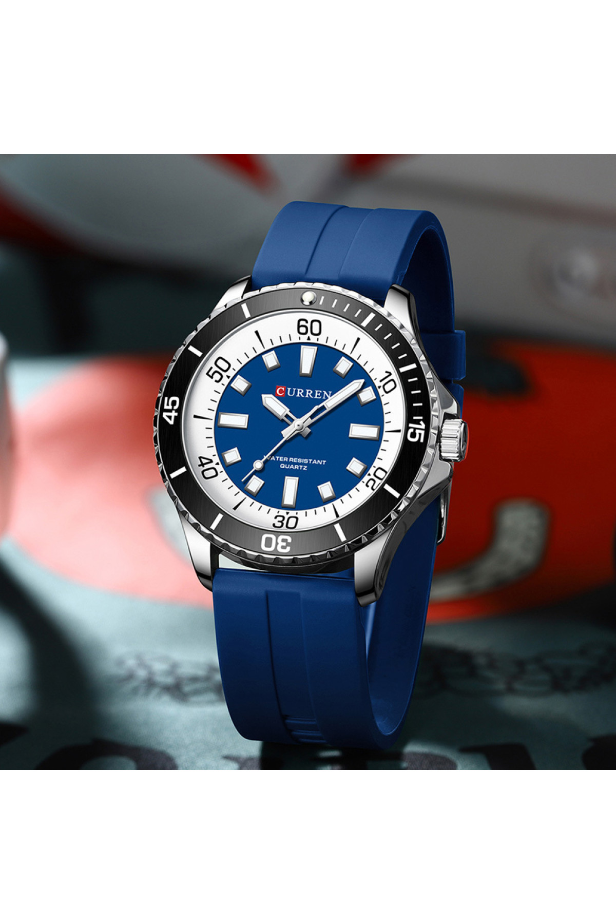 Наручні годинники Curren Curren Curren 8448 Silver-Blue