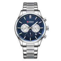 Наручні годинники Curren Curren Curren 8446 Silver-Blue