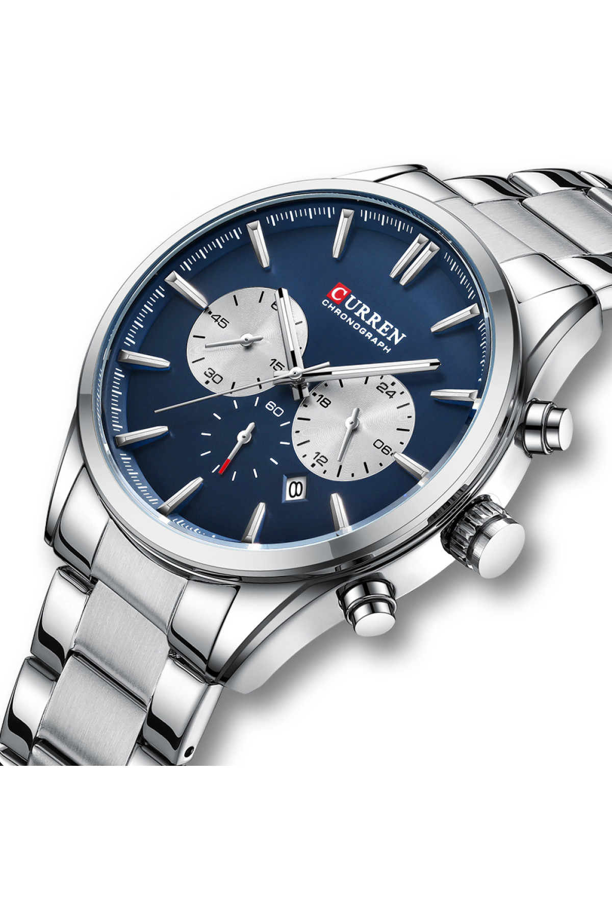 Наручні годинники Curren Curren Curren 8446 Silver-Blue