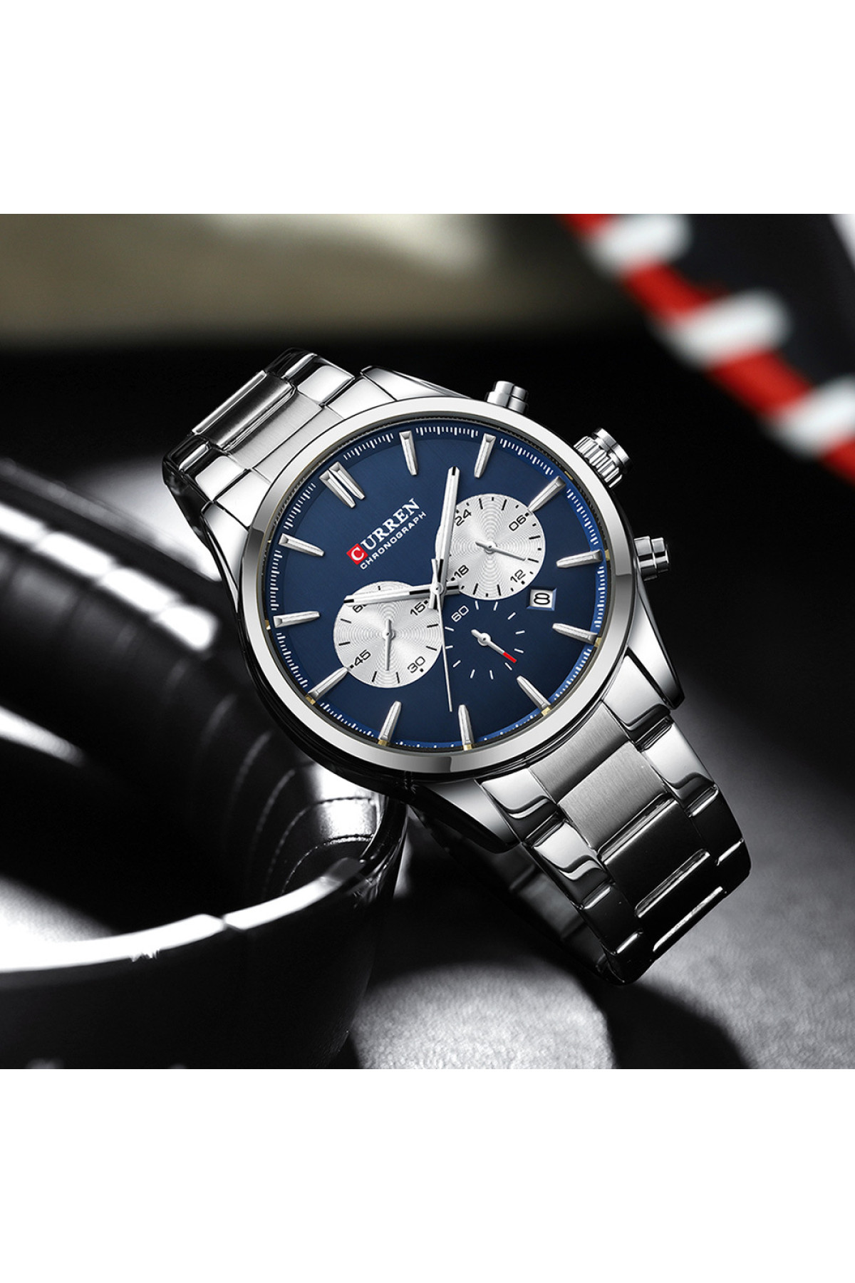 Наручні годинники Curren Curren Curren 8446 Silver-Blue