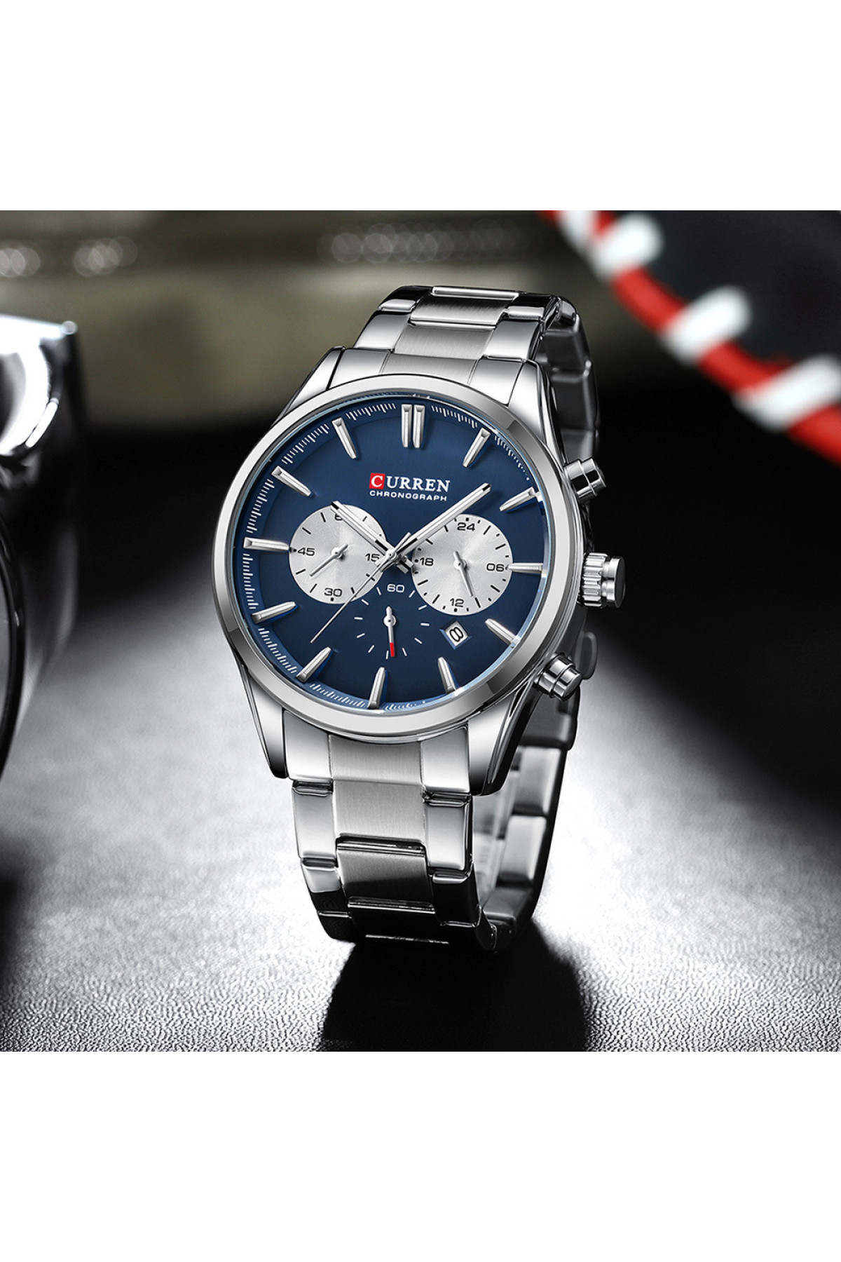 Наручні годинники Curren Curren Curren 8446 Silver-Blue