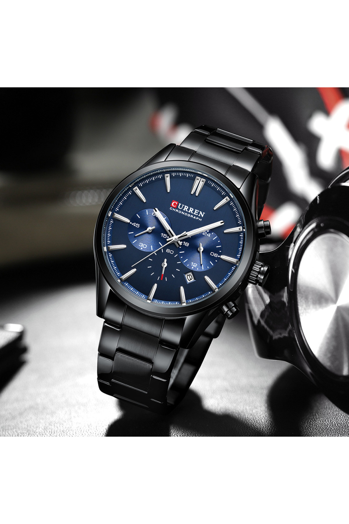Наручні годинники Curren Curren Curren 8446 Black-Blue