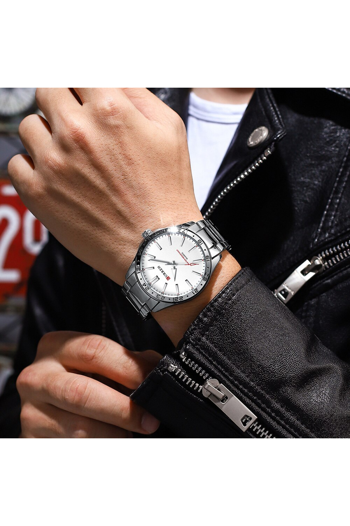 Наручні годинники Curren Curren Curren 8452 Silver-White