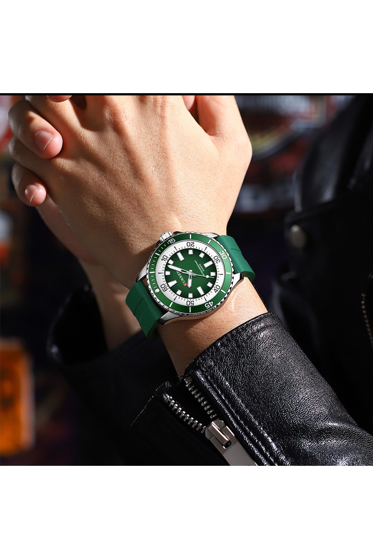Наручні годинники Curren Curren Curren 8448 Silver-Green