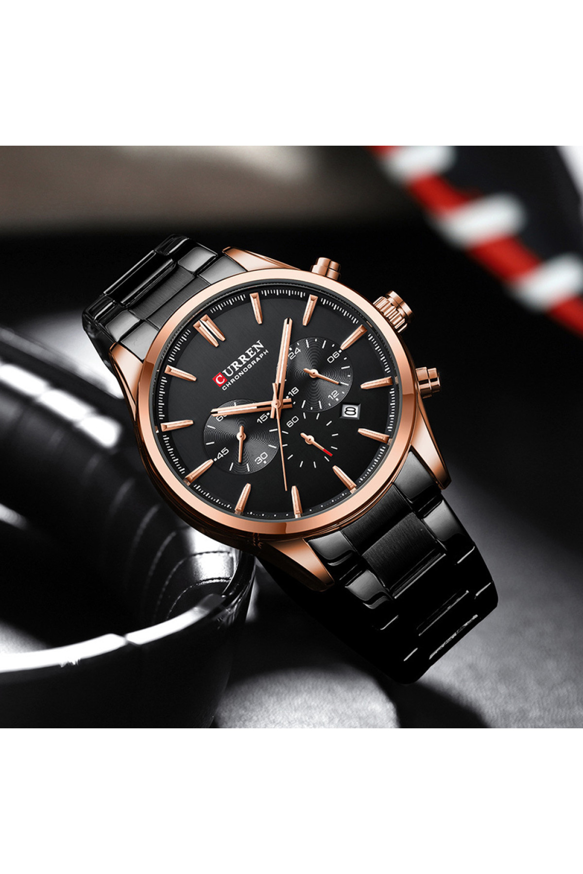 Наручні годинники Curren Curren Curren 8446 Rose Gold-Black