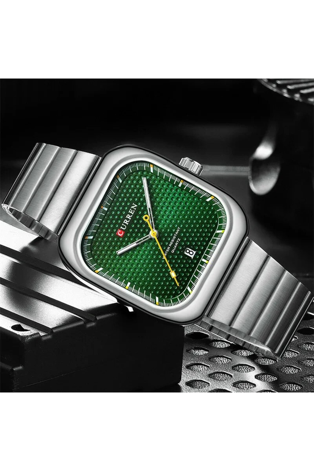 Наручні годинники Curren Curren Curren 8460 Silver-Green