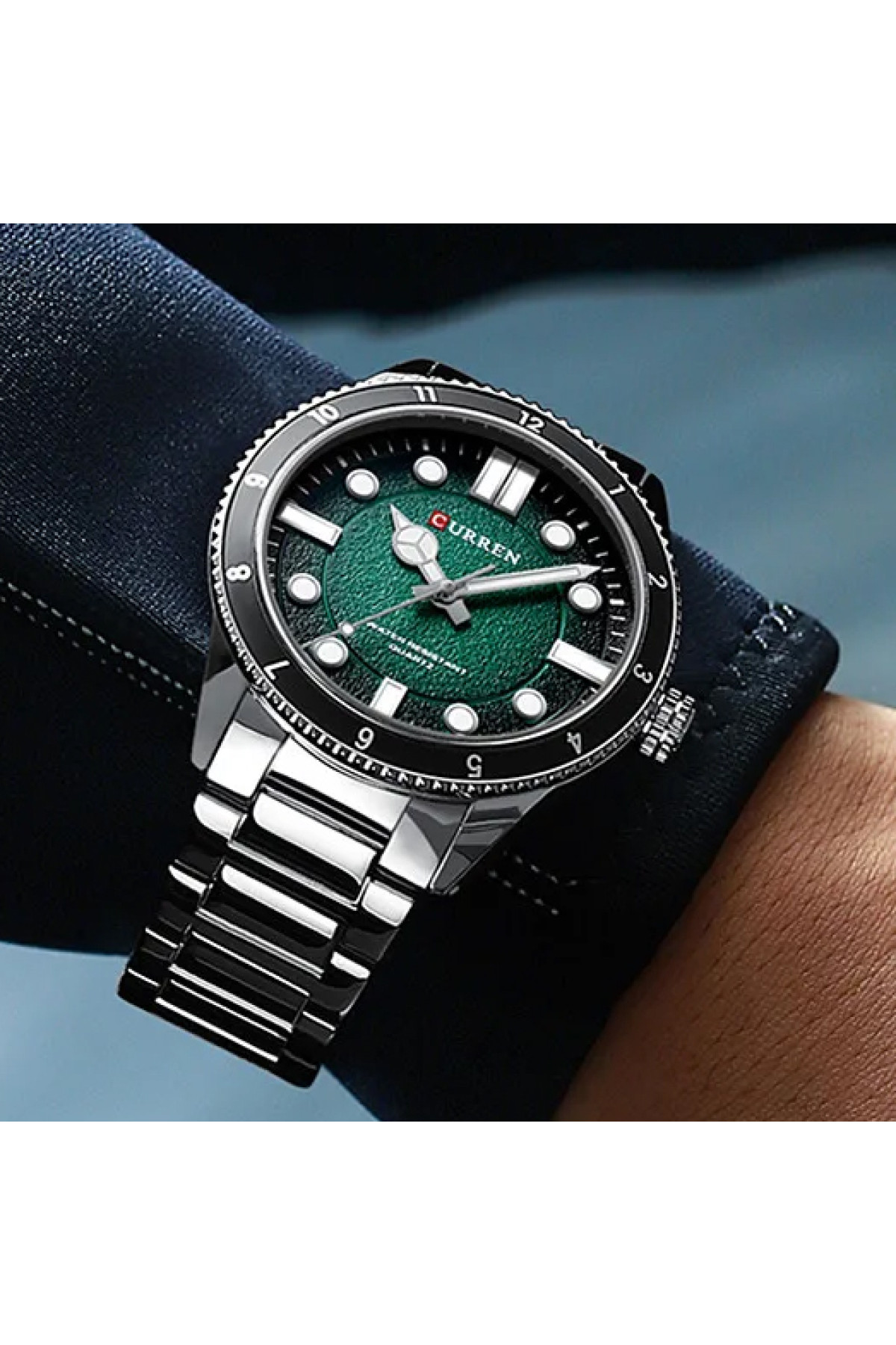 Наручні годинники Curren Curren Curren 8450 Silver-Green