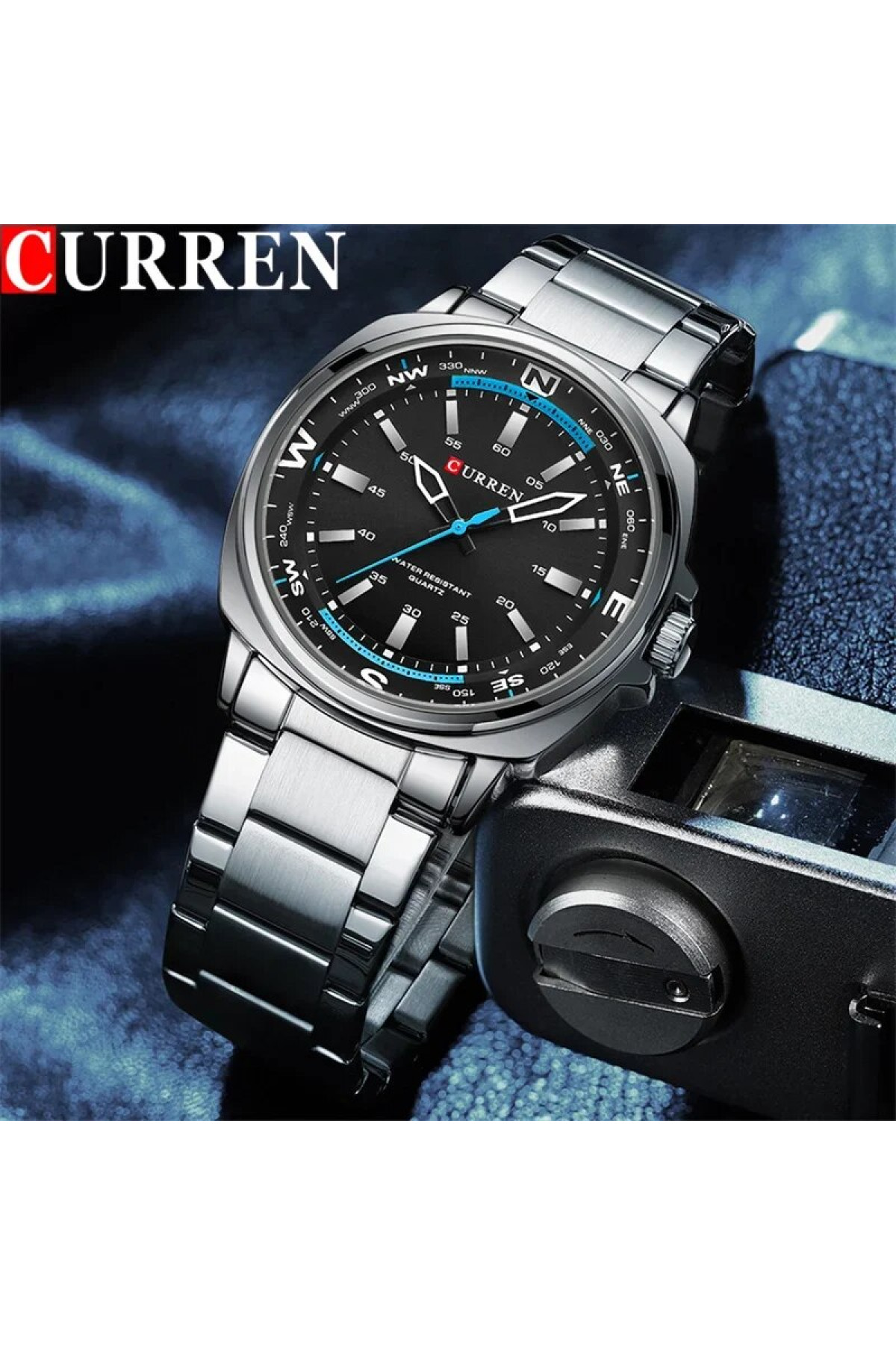 Наручні годинники Curren Curren Curren 8455 Silver-Black