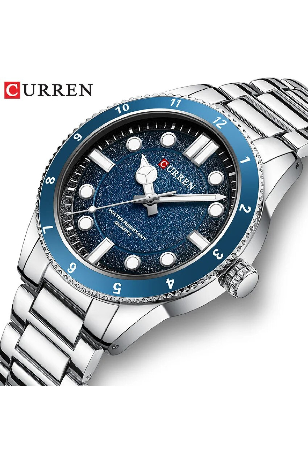 Наручні годинники Curren Curren Curren 8450 Silver-Blue