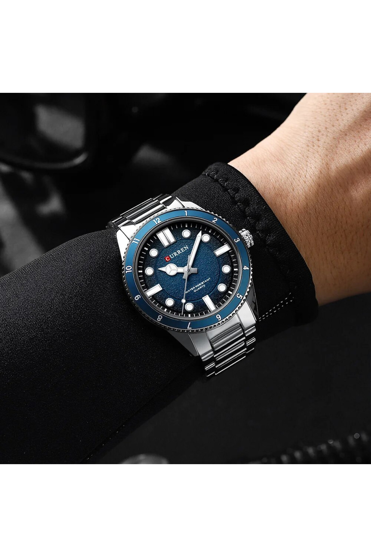 Наручні годинники Curren Curren Curren 8450 Silver-Blue