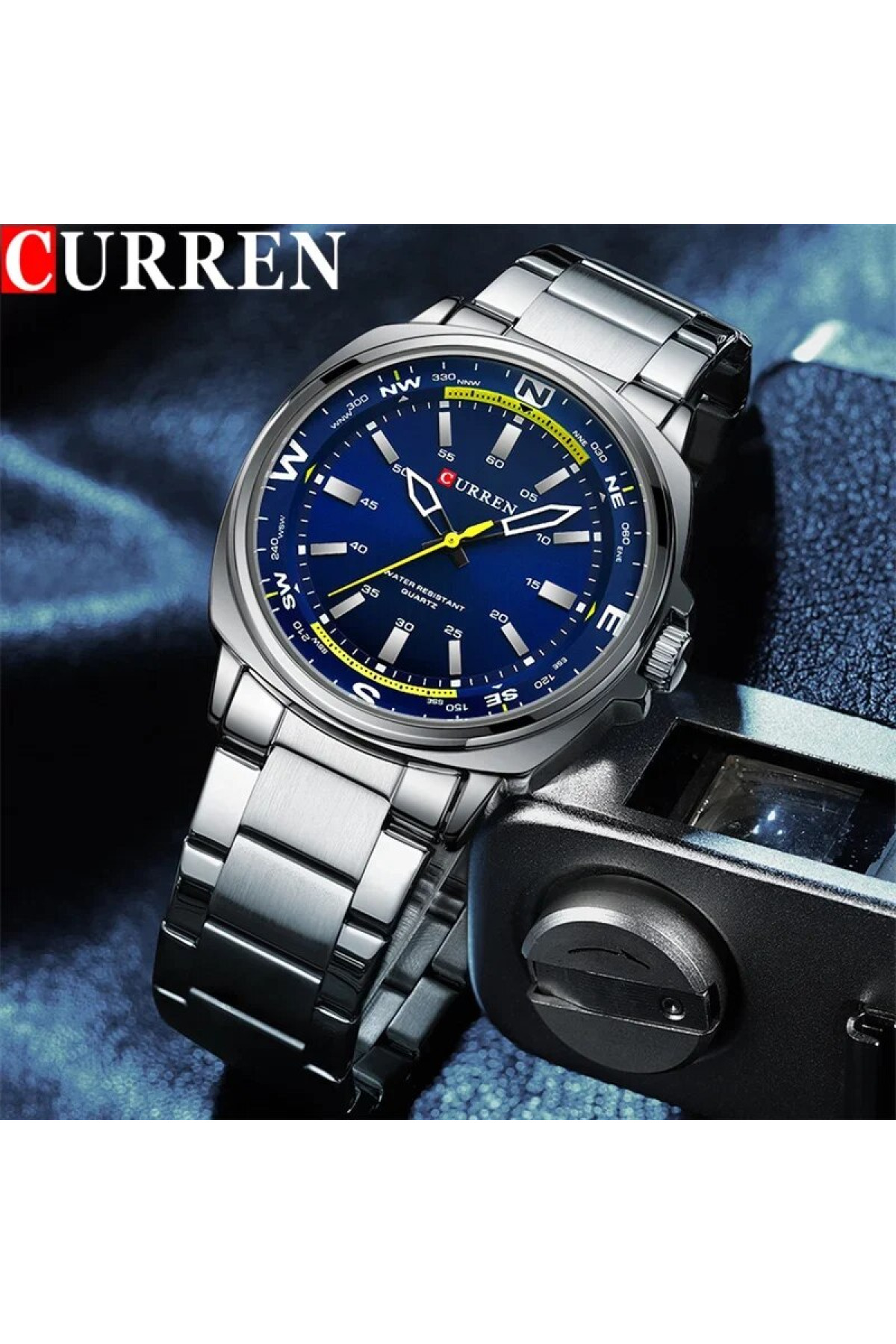 Наручні годинники Curren Curren Curren 8455 Silver-Blue